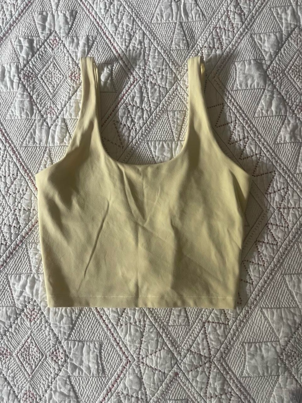 Butter yellow Gap workout tank